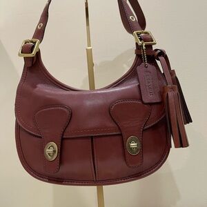 Vintage Coach Amanda Flap Turnlock Bag